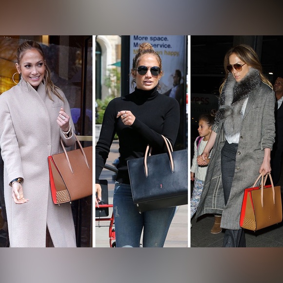 NWT Rare Paloma Bag, Medium Black Leopard Spiked Calfskin, Christian Louboutin - Picture 6 of 16